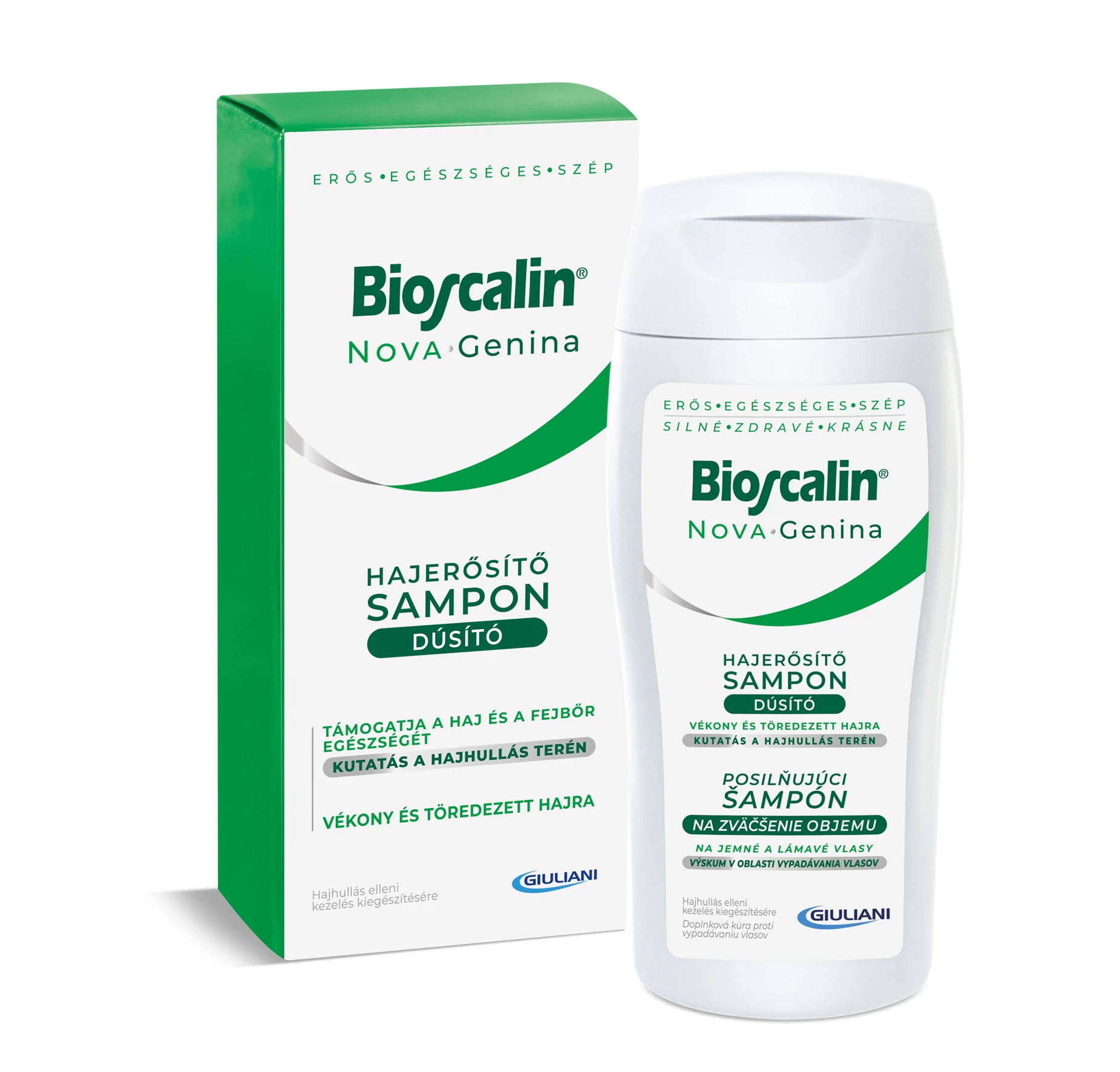 Bioscalin Tricovel Nova Genina hajerősítő sampon 200 ml