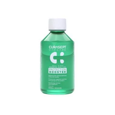 CURASEPT DAYCARE PROTECTION BOOSTER SZÁJVÍZ – HERBAL INVASION, 250 ML