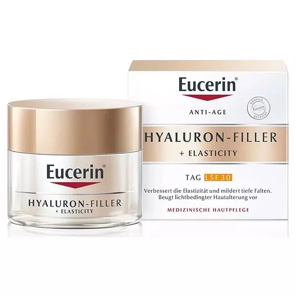 EUCERIN HYALURON-FILLER+ELASTICITY BŐRTÖMÖRSÉGET REGENERÁLÓ NAPPALI ARCKRÉM FF30 50ml