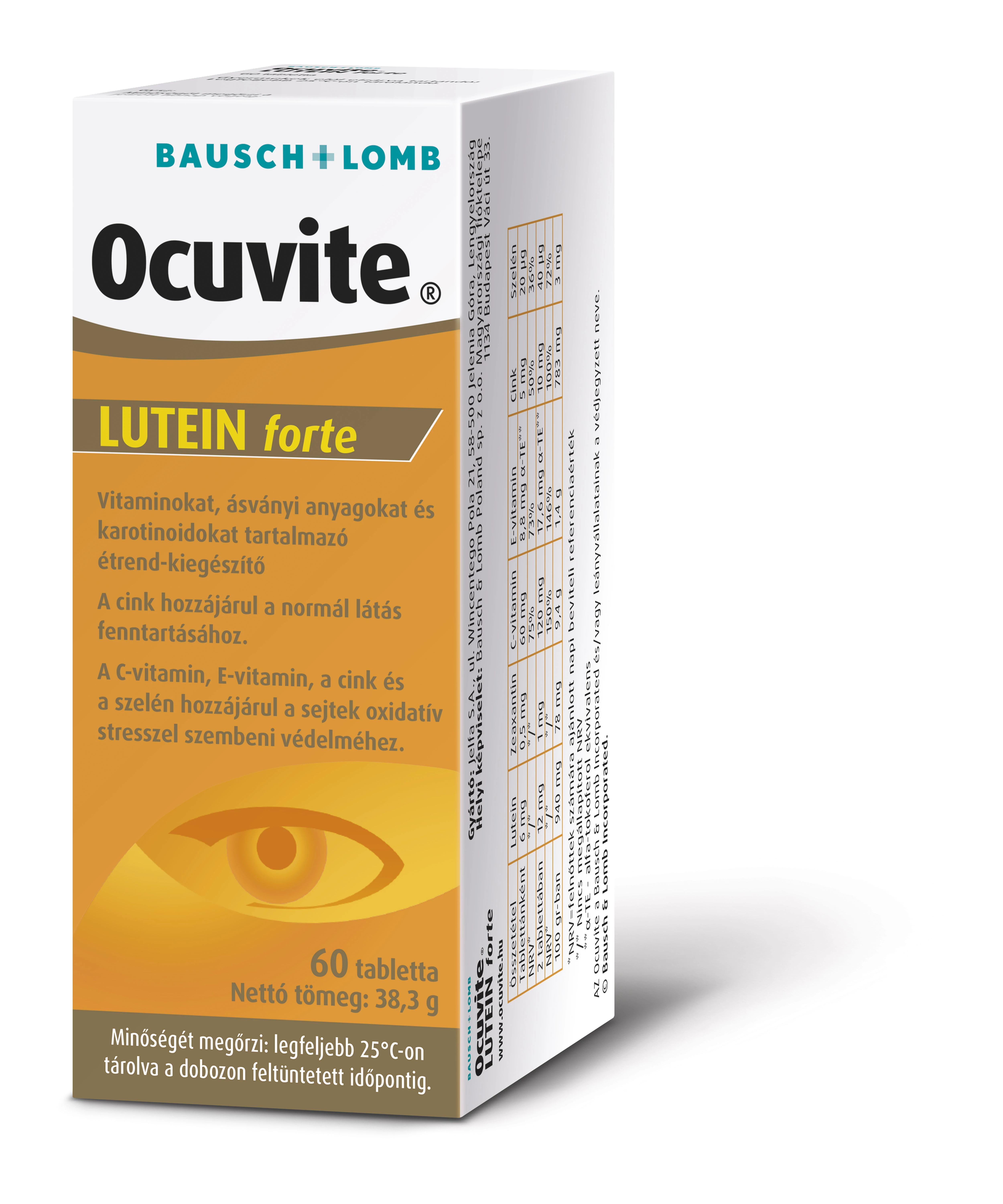 Ocuvite Lutein Forte tabletta 60 db