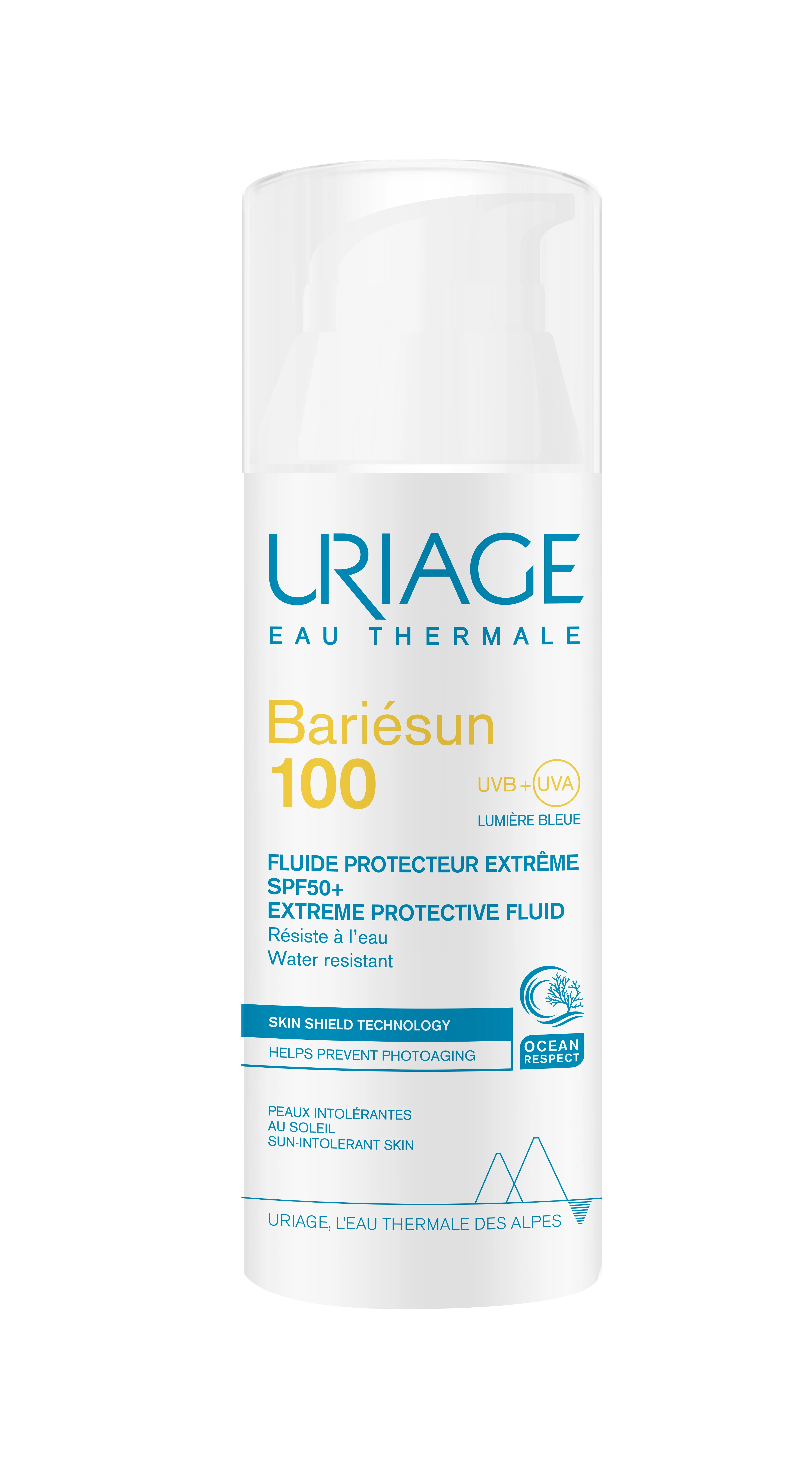 Uriage BARIÉSUN 100 Extra erős fényvédő fluid 50ml