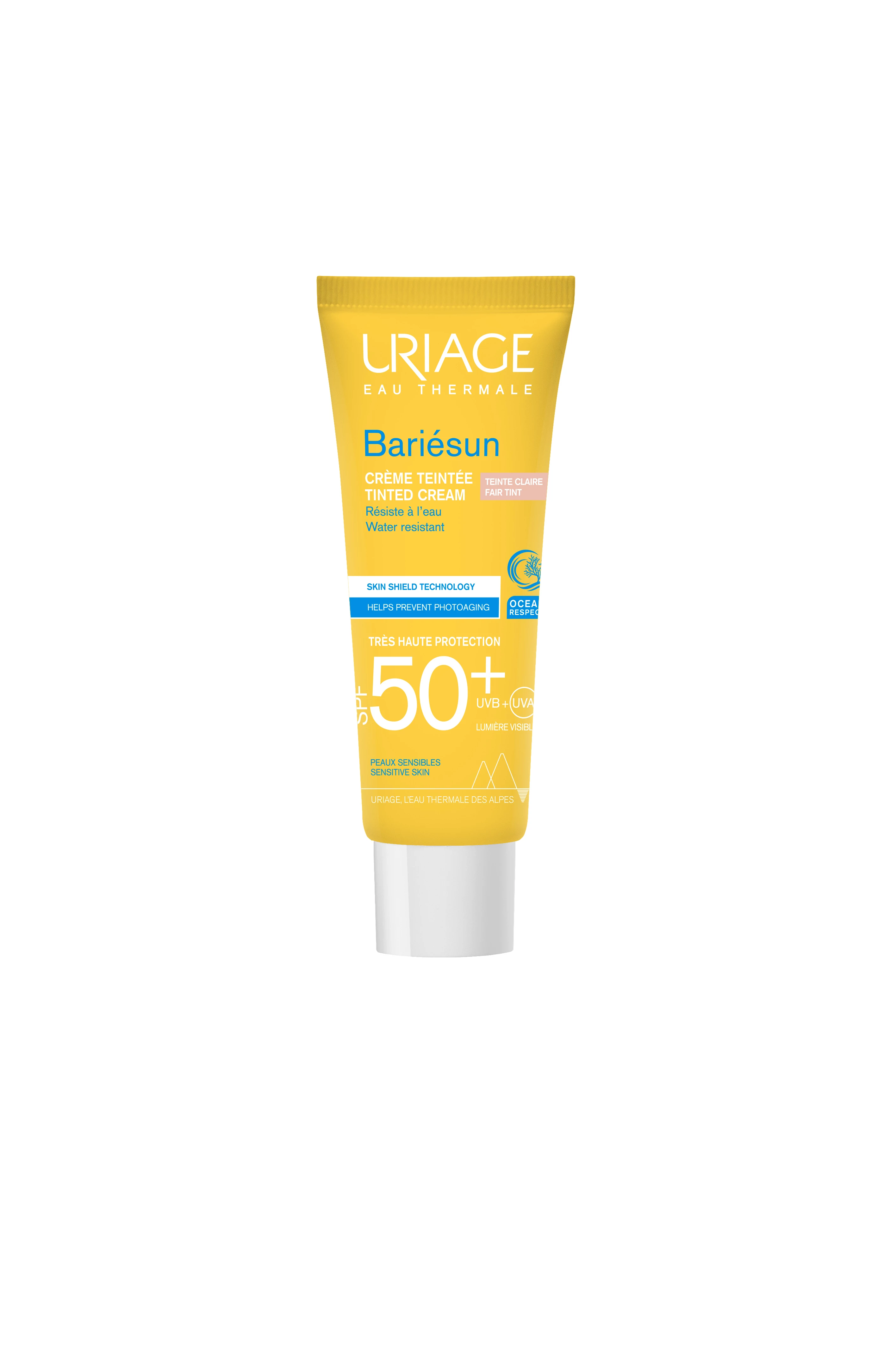 Uriage BARIÉSUN Színezett arckrém világos árnyalat (Fair) SPF50+ 50ml