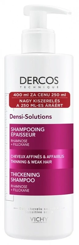Vichy Dercos Densi Solutions dúsító sampon 400ml