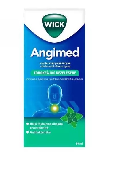 Wick Angimed oldatos spray mentol 30ml