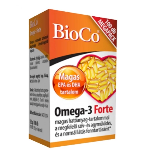 BioCo Omega-3 forte kapszula 100x