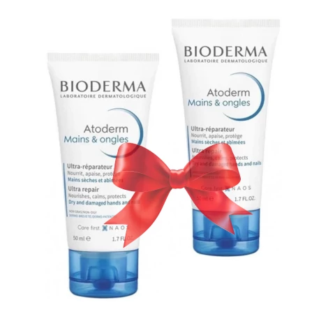 BIODERMA Atoderm Kéz- és körömápoló krém Duopack