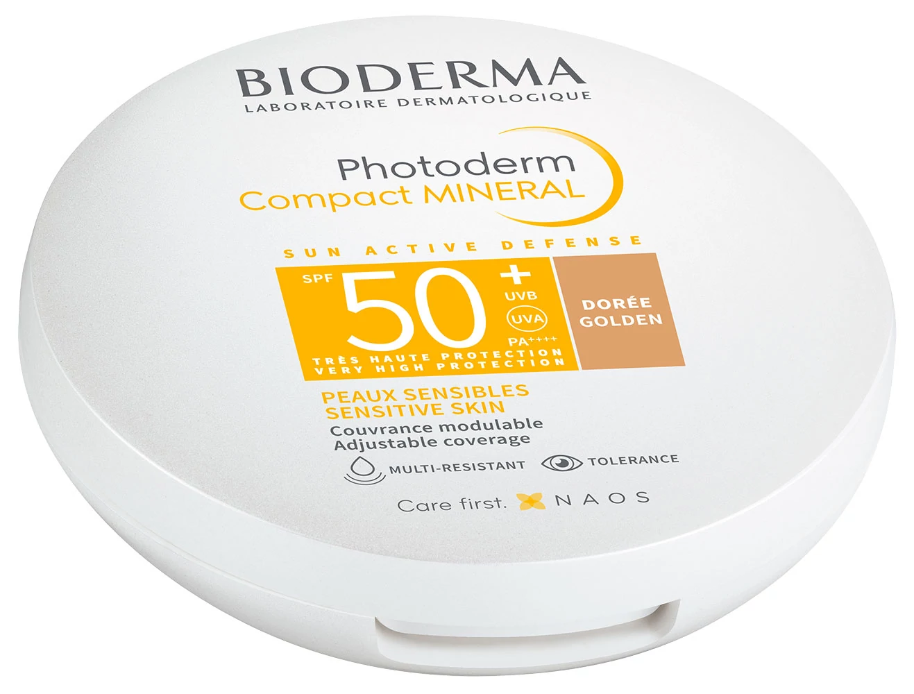 BIODERMA Photoderm Compact MINERAL púder SPF50+ 10g golden (arany)