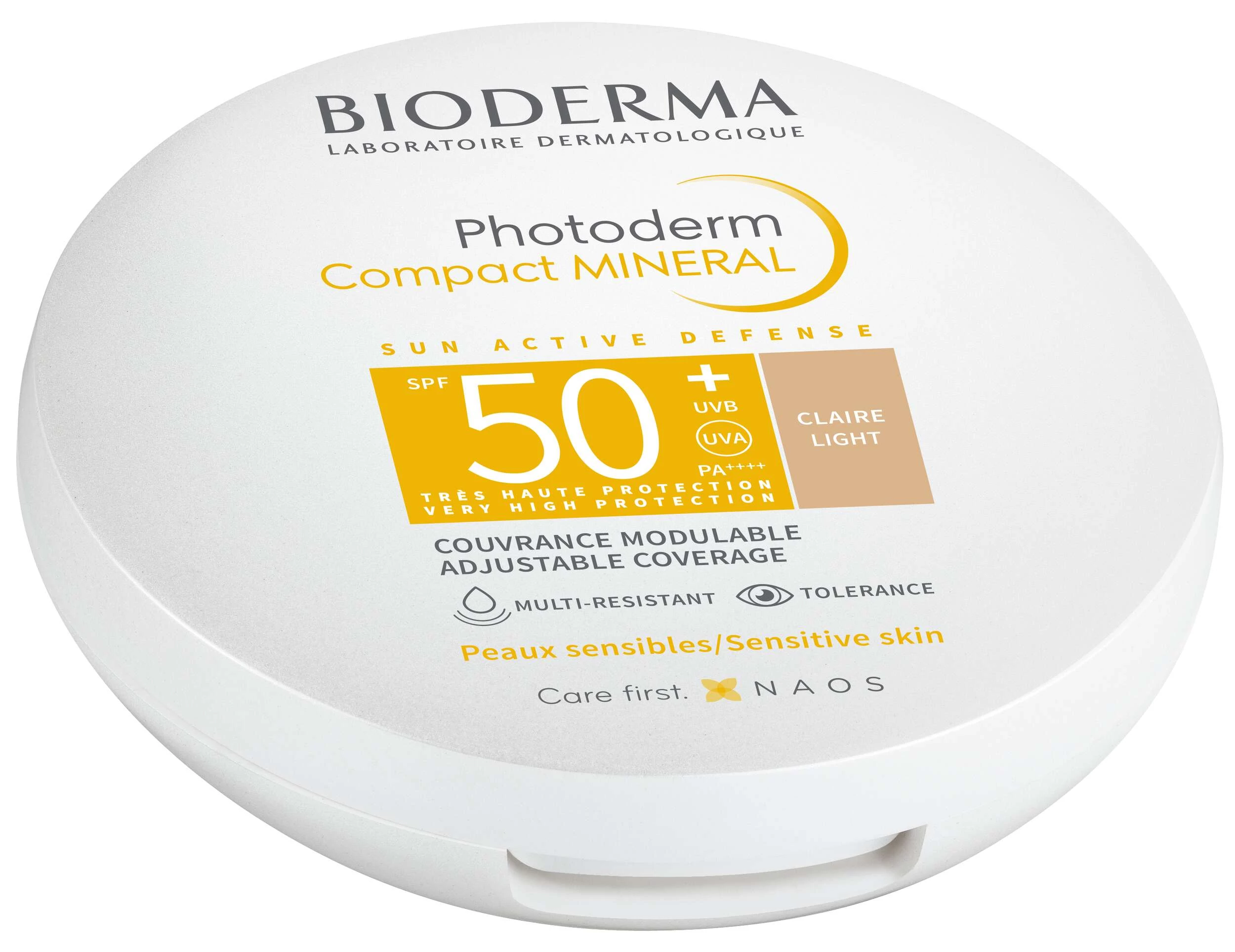 BIODERMA Photoderm Compact MINERAL púder SPF50+ 10g light (világos)