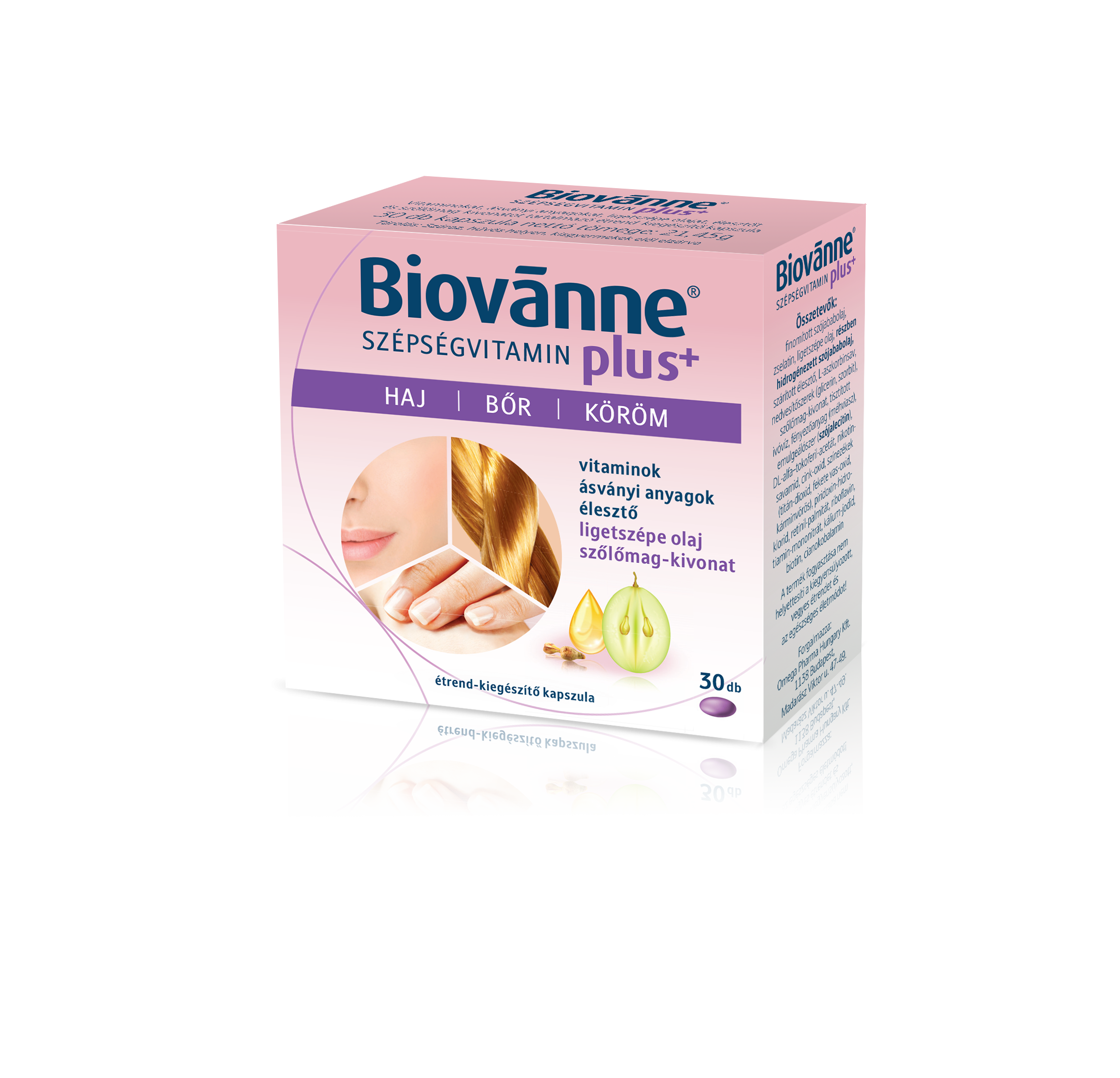 BIOVANNE PLUS SZÉPSÉGVITAMIN KAPSZULA 30X