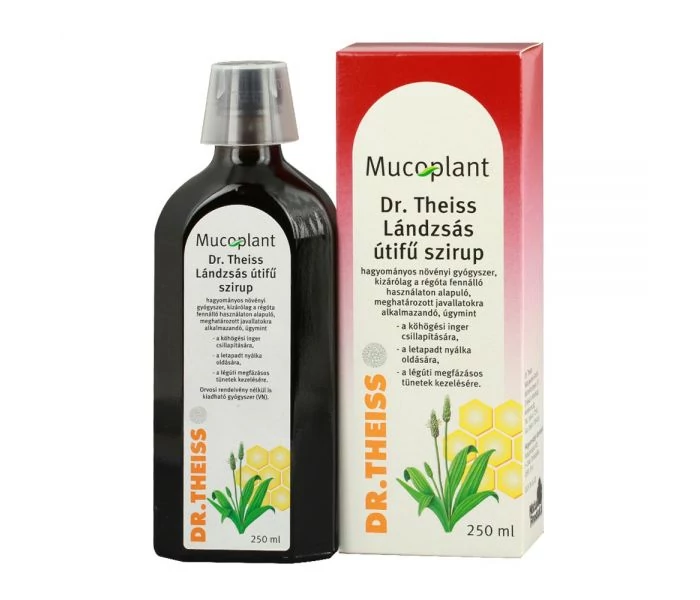 Mucoplant Dr.Theiss lándzsás utifű szirup 250ml