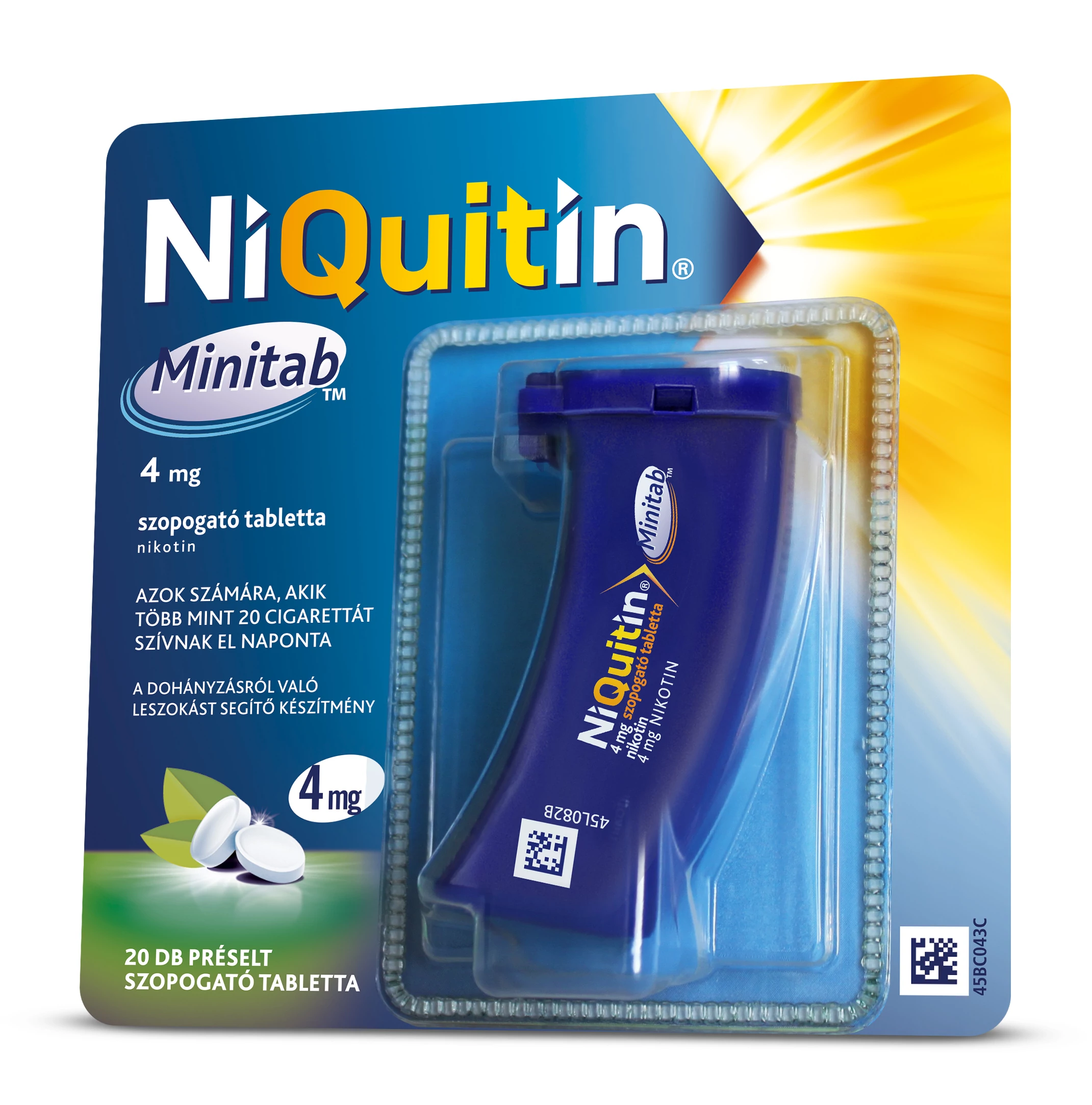 NiQuitin Minitab 4mg 20x