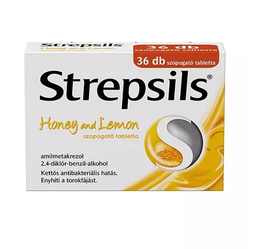 Strepsils Honey and lemon tabletta 36x