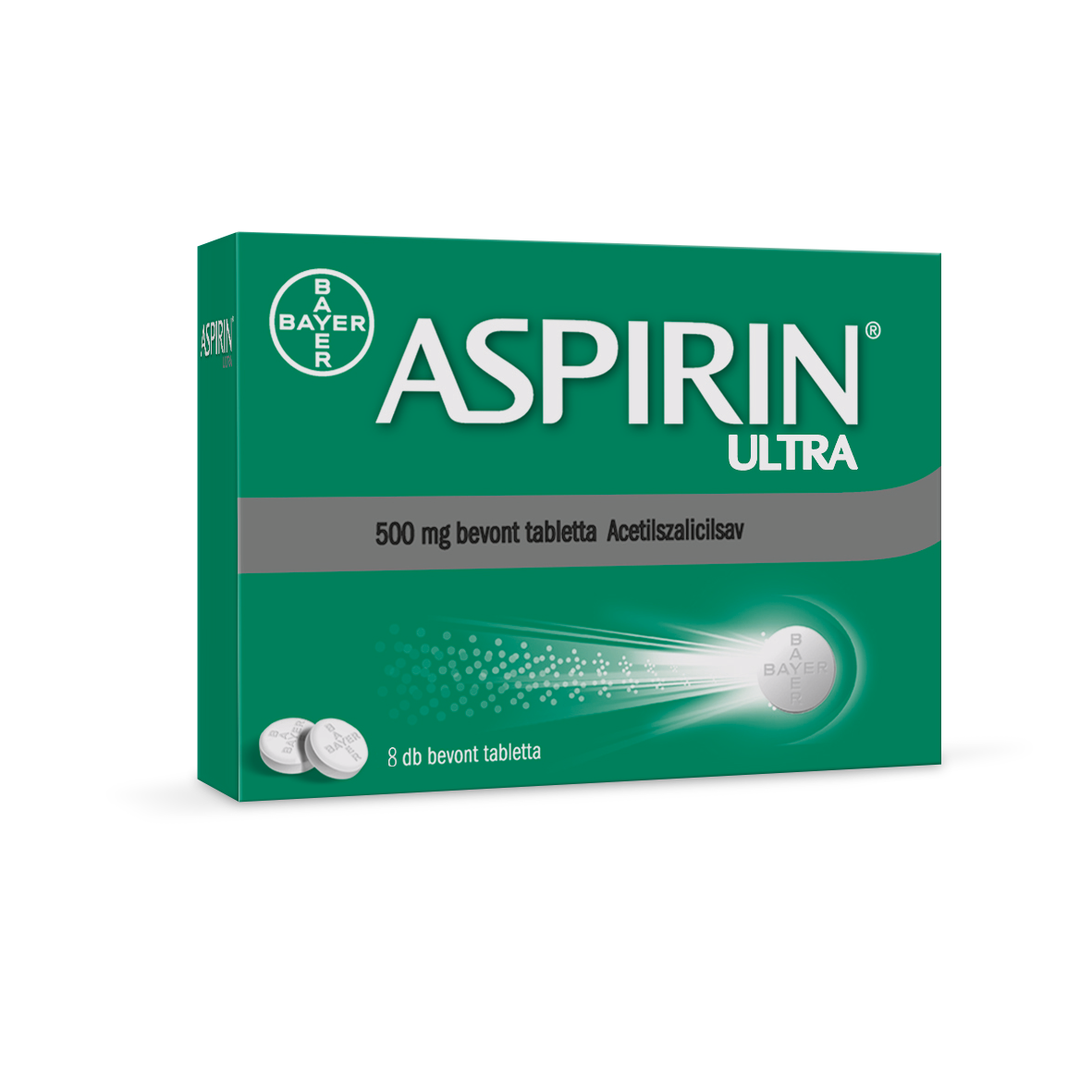 Aspirin® Ultra 500 mg bevont tabletta 8x