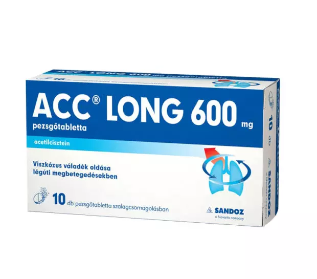 ACC LONG 600 mg pezsgőtabletta 10x