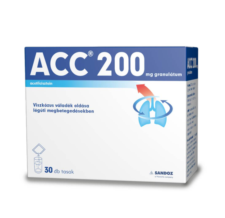 ACC 200 mg granulátum 30x3g