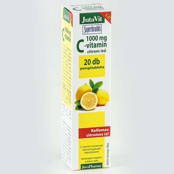 JutaVit C-vitamin 1000mg pezsgőtabletta 20x