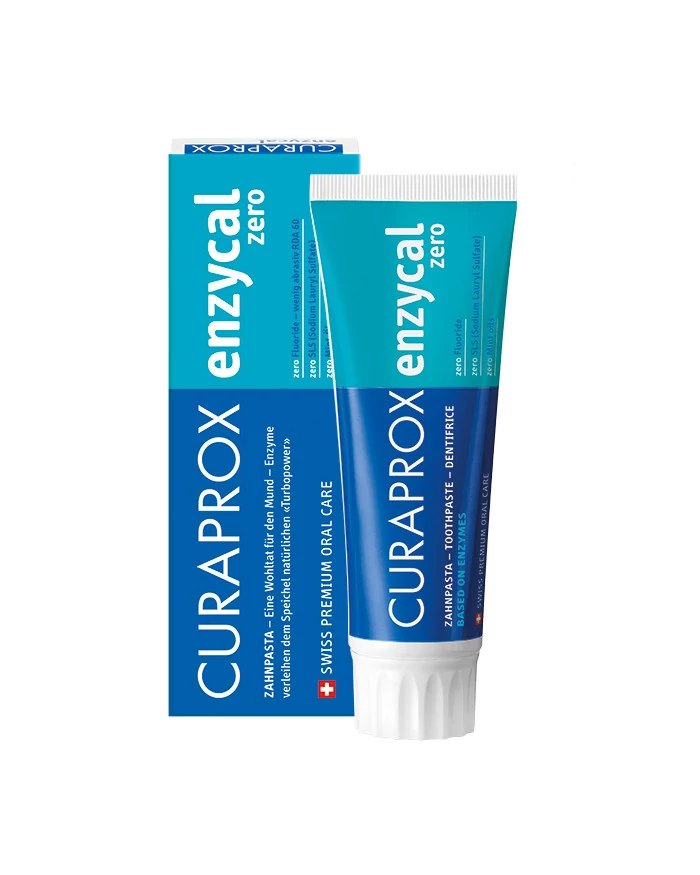 Curaprox Enzycal Zero fluorid- és mentol mentes fogkrém (75 ml)