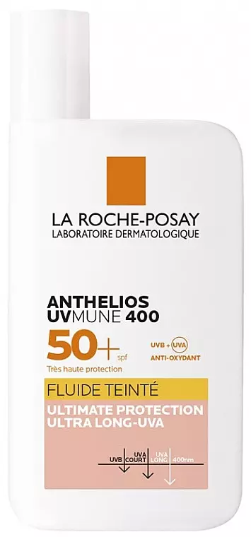 La Roche-Posay Anthelios UVMUNE 400 Láthatatlan Fluid színezett SPF50+ 50 ml