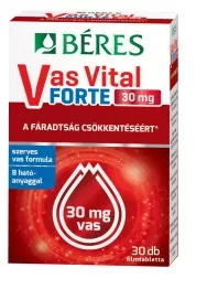 Béres Vas Vital forte 30mg filmtabletta 30x